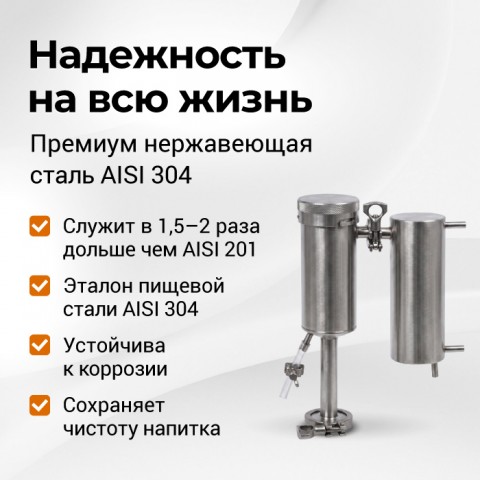 Голова дистилляционная Дымка 3.0