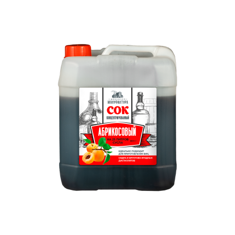 Сок Домашняя Мануфактура Абрикосовый концентрированный, 5 кг