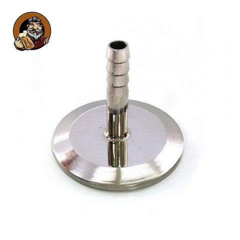 Переходник с клампа DN 1.5 на трубку 8 мм (высота 40 мм)