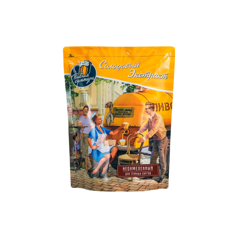 Солодовый экстракт неохмеленный Пенная культура для темных сортов 1 кг