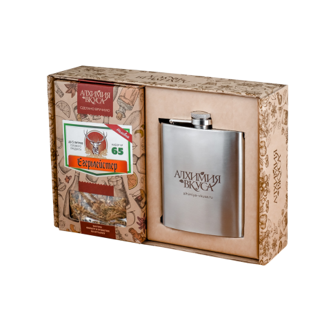 Подарочный набор Алхимия вкуса (с карманной флягой)