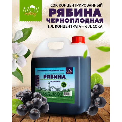 Сок Черноплодной рябины концентрированный натуральный 1 кг Сок Черноплодной рябины концентрированный натуральный 1 кг