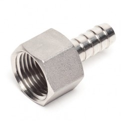 Штуцер нержавеющий со внутренней резьбой G1/2 × 12 мм