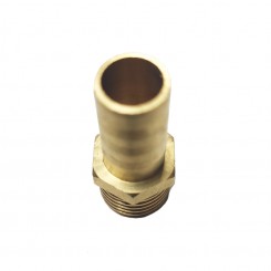 Штуцер под трубку 10 мм, наружная резьба 1/4, латунь