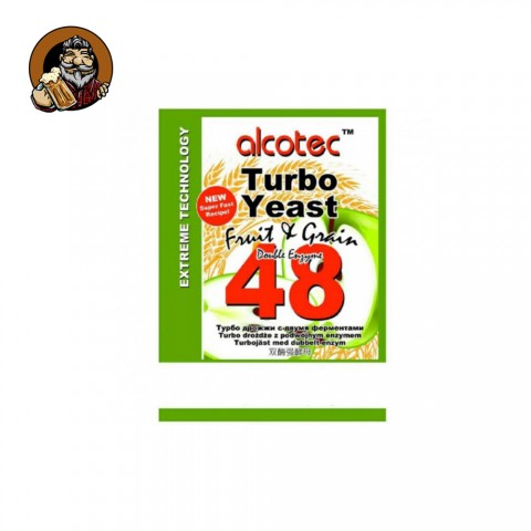 Дрожжи спиртовые Alcotec Fruit and Grain 48 Turbo, 143 г