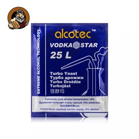 Дрожжи спиртовые Alcotec VodkaStar Turbo, 66 гр