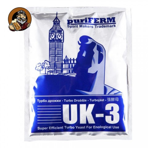 Дрожжи спиртовые Puriferm Turbo UK-3, 112 гр Дрожжи спиртовые Puriferm Turbo UK-3, 112 гр