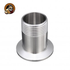 Переходник с клампа DN 1,5 на наружную резьбу DN20 (3/4)