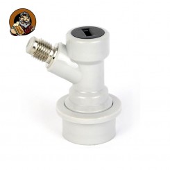 Фитинг газовый ball lock (пластик, с резьбой)