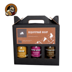 Подарочный набор по 0.5 л Коньячная серия N1 (шоколад коньяк, виски, черри бренди)