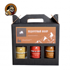 Подарочный набор по 0.5 л Коньячная серия N2 (фран коньяк, шотл виски, вишня на коньяке)