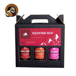 Подарочный набор по 0.5 л Ягодная серия (зимняя вишня, клюквенно-брусничная, ягодная)