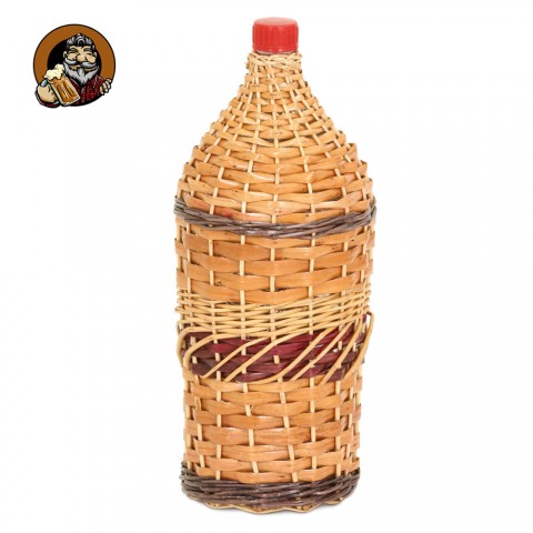 Бутылка Виноград 2 л (оплетенная лозой)