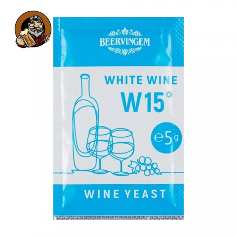 Дрожжи винные Beervingem White Wine W15, 5 г