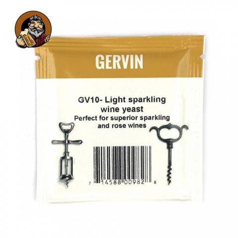 Дрожжи винные Gervin GV10 (Light Sparkling Wine)
