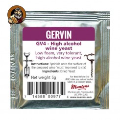 Дрожжи винные Gervin GV4 (High Alcohol Vine)